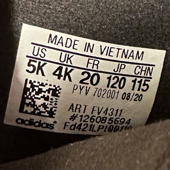 Adidas Superstar 360 Rain I Toddler Infant Kids 5K Black White Waterproof Slip-O - Picture 12 of 13